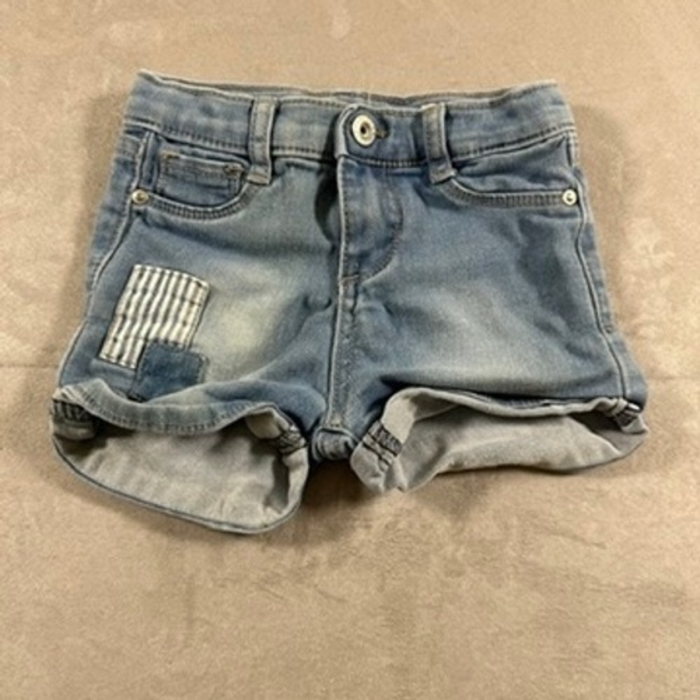 AG Adriano Goldschmied Denim Shorts Kids Patchwork 3T Blue
